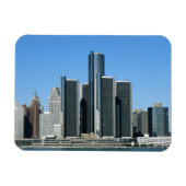 Detroit Skyline 4 Magneet (Horizontaal)
