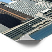 Detroit Skyline 4 Poster (Hoek)