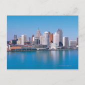 Detroit skyline briefkaart (Voorkant)