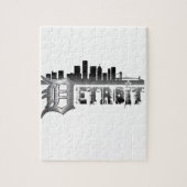 Detroit Skyline Legpuzzel (Verticaal)