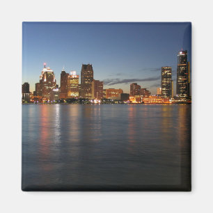 Detroit Skyline Magneet
