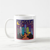Detroit Skyline Mega Color Koffiemok (Links)