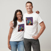 Detroit Skyline Mega Color T-shirt (Unisex)