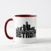 Detroit Skyline Mok (Links)