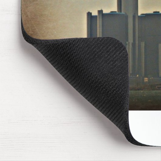 Detroit Skyline Mousepad Muismat (Hoek)