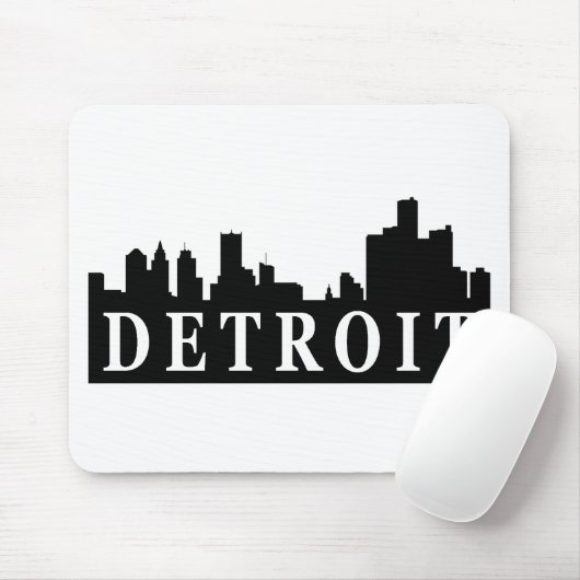 Detroit Skyline Muismat (Met muis)