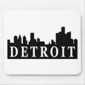 Detroit Skyline Muismat (Voorkant)