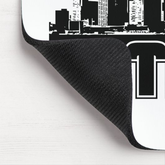 Detroit Skyline Muismat (Hoek)