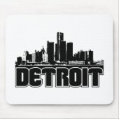 Detroit Skyline Muismat (Voorkant)