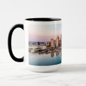 Detroit Skyline op Dawn Mok (Links)