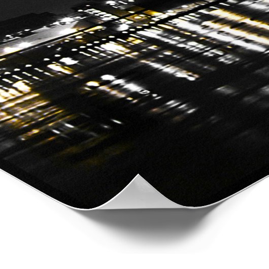 Detroit Skyline Poster (Hoek)