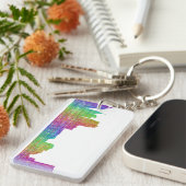 Detroit skyline sleutelhanger (Voorkant Rechts)