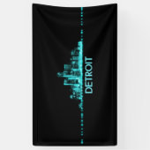 Detroit Skyline Spandoek (Verticaal)