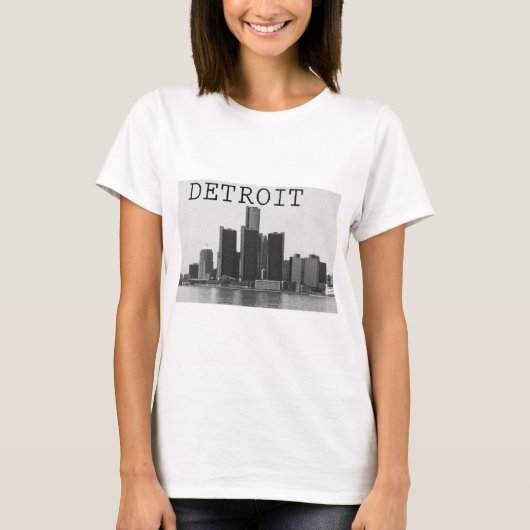 Detroit Skyline T-shirt (Voorkant)