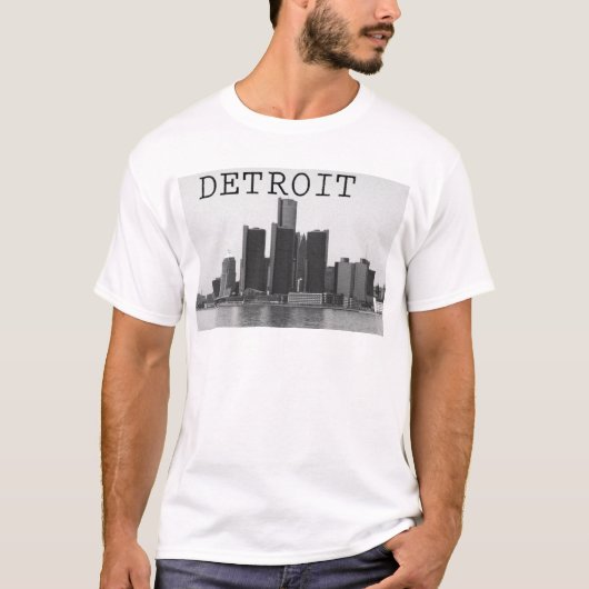 Detroit Skyline T-shirt (Voorkant)