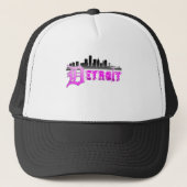 Detroit Skyline Trucker Pet (Voorkant)