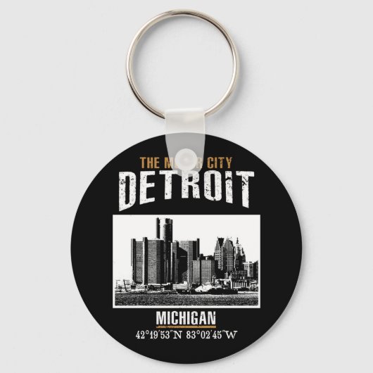 Detroit Sleutelhanger (Voorkant)