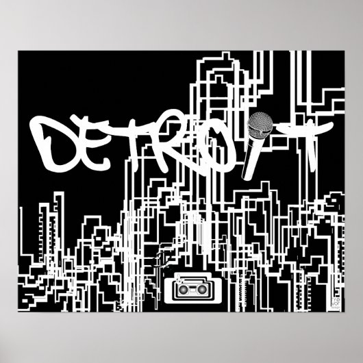 Detroit Speaks Poster (Voorkant)
