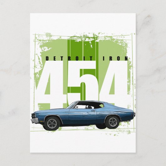 Detroit Spierspier Briefkaart (Voorkant)