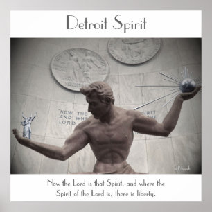 Detroit Spirit (poster) Poster
