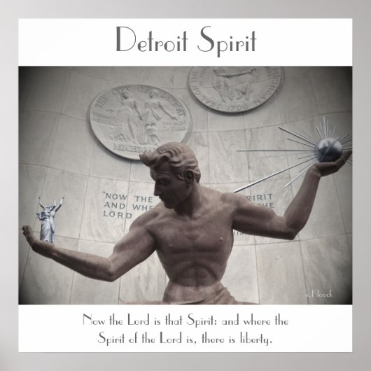 Detroit Spirit (poster) Poster (Voorkant)