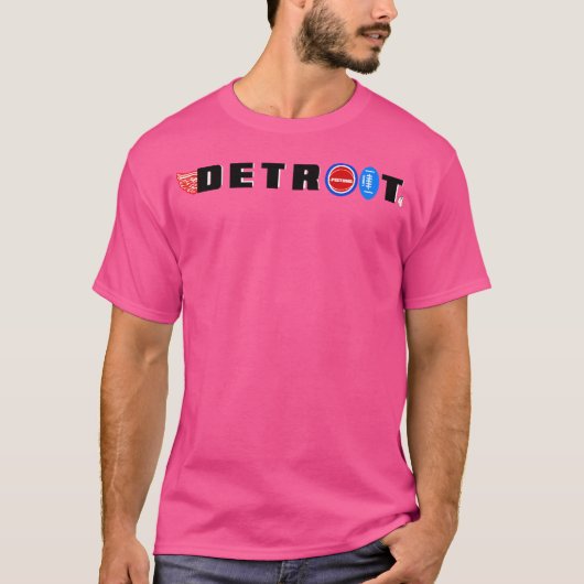 Detroit Sports T-shirt (Voorkant)