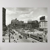 DETROIT SQUARE c. 1910 Poster (Voorkant)