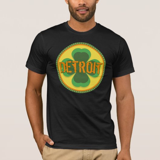Detroit St. Patrick's Day T-Shirt (Voorkant)