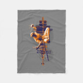 Detroit Stad Fleece Deken (Voorkant)