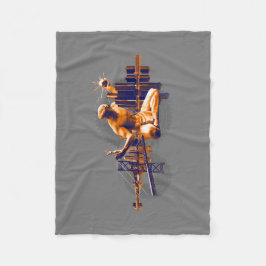 Detroit Stad Fleece Deken