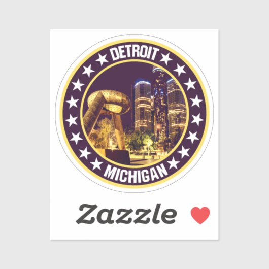 Detroit Sticker (Vel)