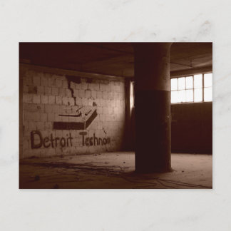 Detroit Techno (briefkaart) Briefkaart