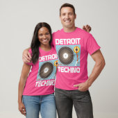 Detroit Techno House Music Festival Record EDM DJ T-shirt (Unisex)