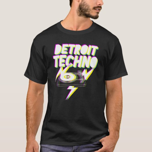 Detroit Techno House Music Festival T-shirt (Voorkant)