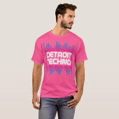 Detroit Techno House Music Festival Tech Electro E T-shirt (Voorkant volledig)