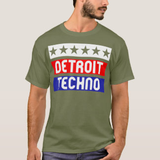 Detroit Techno House Muziekfestival USA EDM T-shirt