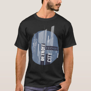 Detroit Techno Music 88 Origineel Retro Techno Hui T-shirt