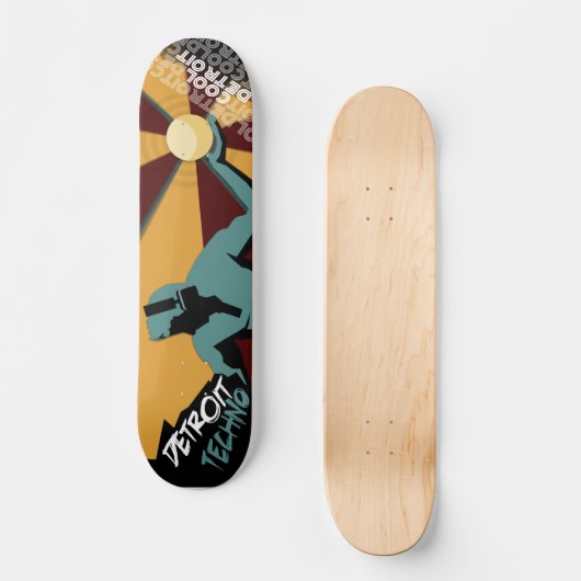 Detroit Techno Skateboard Decby Cool Detroit (Voorkant)