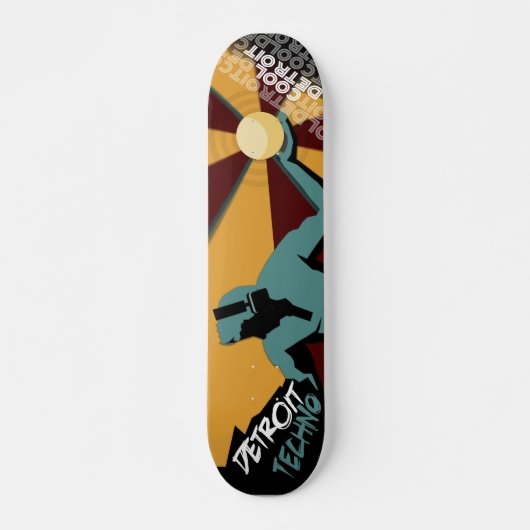 Detroit Techno Skateboard Decby Cool Detroit (Voorkant)