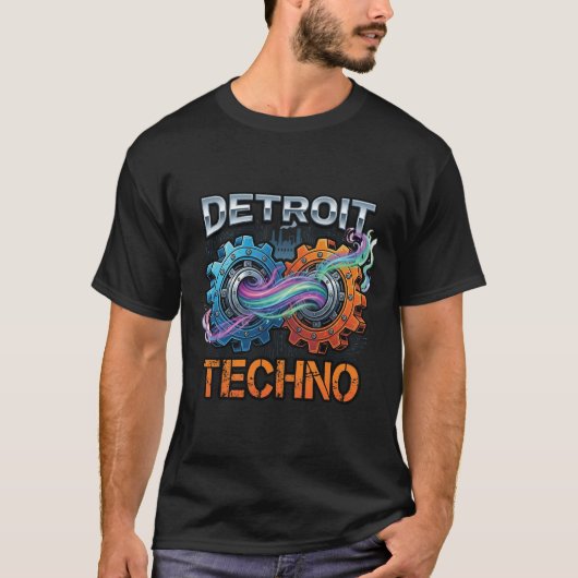 Detroit Techno T-shirt (Voorkant)