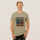 Detroit Techno Tri-Blend Shirt (Voorkant volledig)