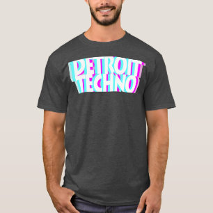 DETROIT TECHNO Tshirt EDM House Music Raver