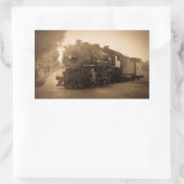 Detroit Terminal Railroad Engine aan Adrian MI Rechthoekige Sticker (Tas)