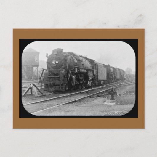 Detroit Terminal Railroad-locomotief Briefkaart (Voorkant)