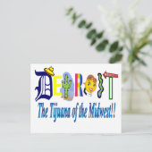 Detroit - The Tijuana of the Midwest Briefkaart (Staand voorkant)