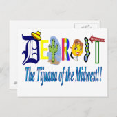 Detroit - The Tijuana of the Midwest Briefkaart (Voorkant / Achterkant)