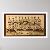 Detroit Tigers Baseball 1913 Poster (Voorkant)