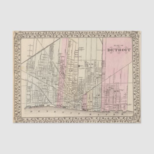 Detroit Tissuepapier (Voorkant)