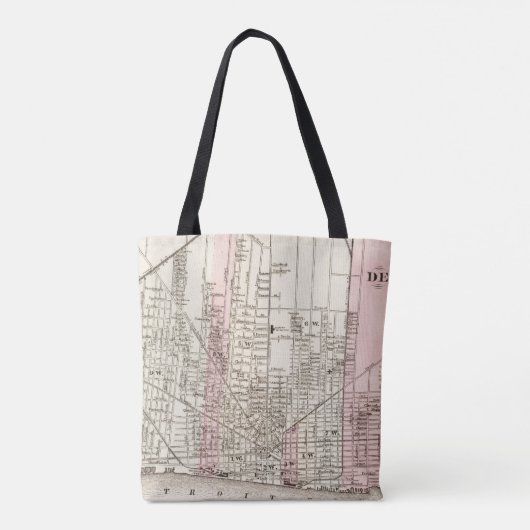 Detroit Tote Bag (Achterkant)