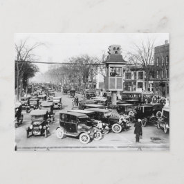 Detroit Traffic Congestit Briefkaart